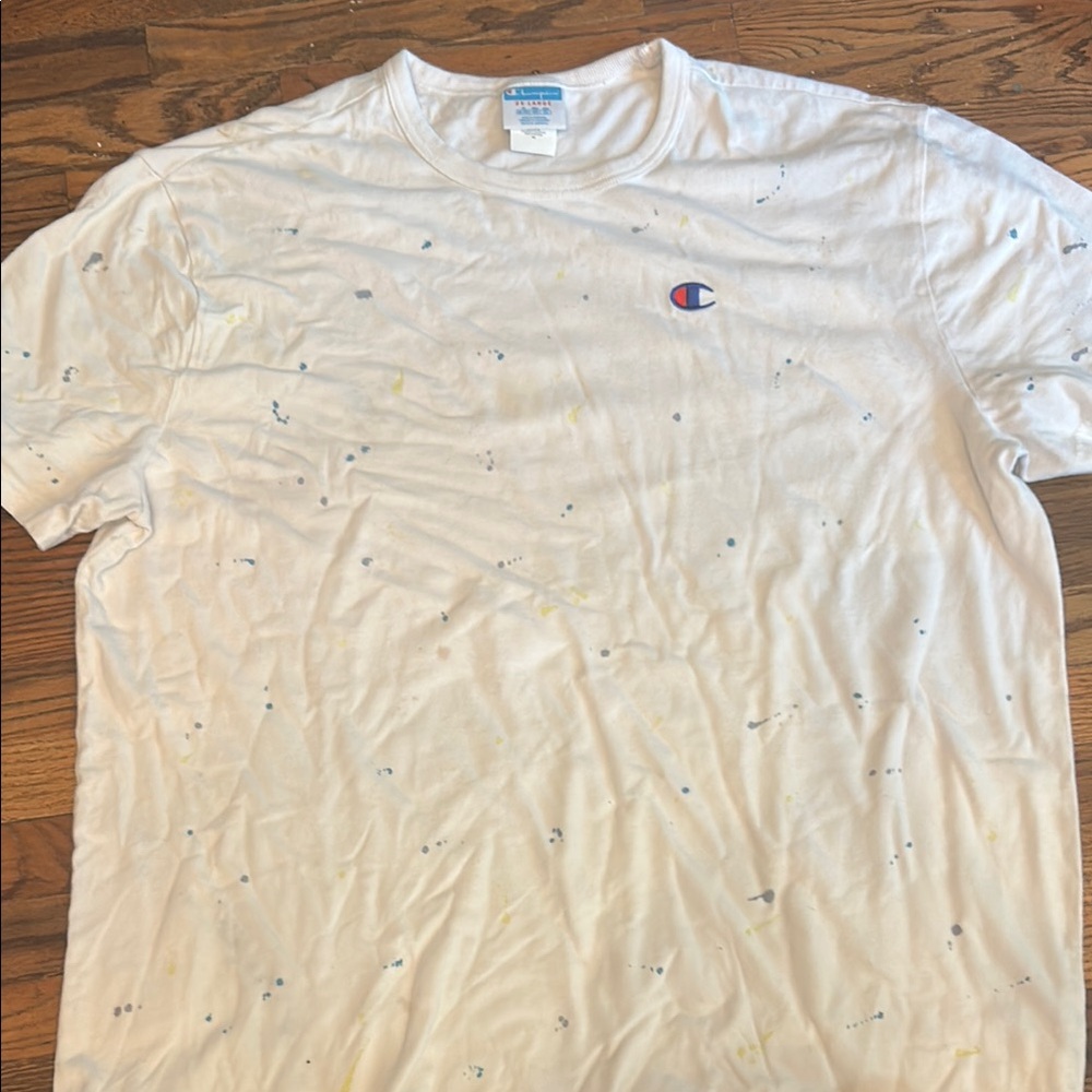 Champion White Short Sleeve Tee